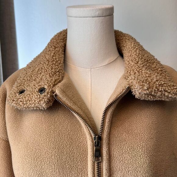 Banana Republic Sherpa-Lined Fleece Jacket – Size Medium - Picture 4 of 8